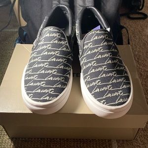 Lacoste Jump Serve Slip on CANVA